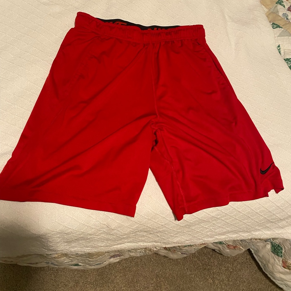 Red Nike Athletic Shorts
